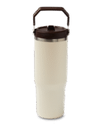 30oz Stainless Steel Top Handle Tumbler - French Retro Logo - Image 3