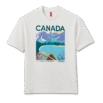 Canada Unisex T-Shirt - Cream - Image 4